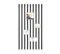 Room Divider and Screen Divider Metal Slats, Wall Partition Column Screen, Paravent Separator, Iron Separation Room Devider Post ，Slats Post Dividers Column(9root,200cm/78.7in/6.56ft)