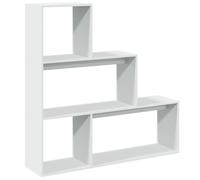 Room Divider Bookcase Bookshelf 4-Tier Shelf Book Rack Engineered Wood vidaXL