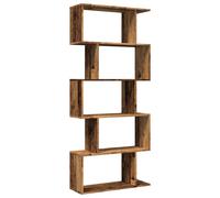 Room Divider Bookcase Storage Shelf Book Rack Bookshelf Engineered Wood vidaXL