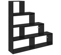 Room Divider Bookcase Bookshelf 4-Tier Shelf Book Rack Engineered Wood vidaXL