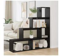 Room Divider Bookcase Bookshelf 4-Tier Shelf Book Rack Engineered Wood vidaXL