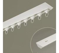 Room Divider Ceiling ain Track - Smooth Glide, Invisible Design for Bay, RVs & Home Decor - Available in Black & White - Perfect for Camping & Interior Sling