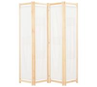 Room Divider Cream Fabric Privacy Screen Partition Home Multi Sizes vidaXL