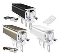 Room Divider Curtain Rod, Aluminium Alloy Ceiling Track For Curtains, Thickened Installation Code, For RV, Bay Window(Gold,200cm)