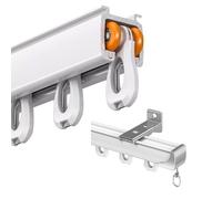 Room Divider Curtains Rails Silence Heavy Duty Curtain Rods for Windows Living Kitchen