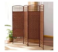 Room Divider, Divider Screen, Freestanding Folding Privacy Screen, Temporary Wall Divider, Room Partition Separator(Brown,60X30CM-5PCS)