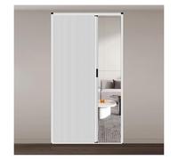 Room Divider Door, Accordion Folding Design for Easy No Drilling Installation, Ideal for Temporary Privacy and Space Separation