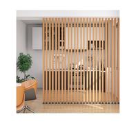 Room Divider FloortoCeiling Aluminum Slats 6/8 Root for IndoorEntryway Office130cm/51.1in/4.26ft Partit Wall Separator