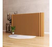 Room Divider Folding Privacy Partition Screens and Portable Room Dividers Indoor Floor to Ceiling Divider Decor Paper Screen for Separation Dorm Studio Office(Brown,L160X W36X H190CM)