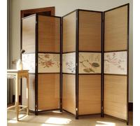Room Divider Folding Privacy Screen - 5 Panel Portable Partition for Temporary Wall Separation, Easy to Move Privacy Screen for Office, Bedroom, Salon