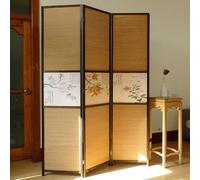 Room Divider Folding Privacy Screen - 5 Panel Portable Partition for Temporary Wall Separation, Easy to Move Privacy Screen for Office, Bedroom, Salon