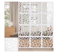 Room Divider Panels, DIY Geometric Wood-Plastic Partition Screens, 1-100 Pieces Wall Decor with Accessories for Home or Office Use