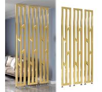 Room Divider Partition Screen 3 Panel Floor to Ceiling for Hotels, Study, Bars - Versatile Wall Post Room Dividers, Ideal for Home and Office Spaces