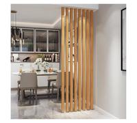 Room Divider Partition, Wood Construction with Non-Slip Rubber Pads, Adjustable Feet for Privacy in Various Spaces like Balconies and Kitchens