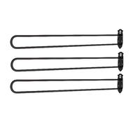 Room Divider Pole,White Privacy Partition Curtain for Salon, Wall-Mounted Divider with 3 Black Support Rods, Temporary Privacy Screen for Beauty Room, Home & Commercial Use (L 230cm/7.5ft)