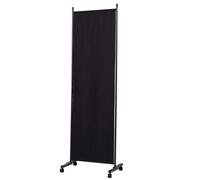 Room Divider Portable 22'' Partition Room Dividers and Folding Privacy Screens Single Panel Wall Divider for Room Separation, Freestanding Fabric Room Divider Panel with Wheel for Home Office Hospital