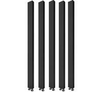 Room Divider Posts Floor to Ceiling, Height Adjustable & Cuttable for Studio Apartment Privacy Screens