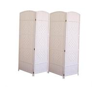 Room Divider Privacy Screen, 4-Panel Temporary Separator for Dressing Room, Kindergarten, Living Room, 40x150cm, Foldable, Portable, Easy to Assemble