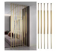 Room Divider Privacy Screen - 5 Pack Metal Frame Partition for Indoor Use, Floor to Ceiling, Ideal for Bedroom, Living Room, Kitchen, Salon, and Apartment