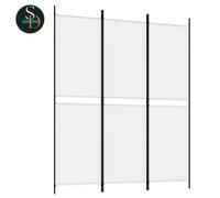 (White, 150 x 180 cm) vidaXL Room Divider Privacy Screen Paravent Dressing Room Partition Fabric