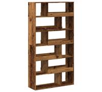Room Divider Privacy Screen Partition Old Wood Engineered vidaXL