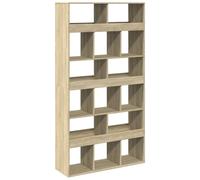 Room Divider Privacy Screen Partition Sonoma Oak Engineered Wood vidaXL