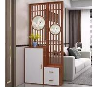 Room Divider Privacy Screen,Shoe cabinet,Solid Wood Frame, and Multi-Functional Storage,Partition Dividers Decoration Screens, for Room Separation Home Office Restaurant(C,220 * 100cm)
