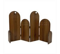 Room Divider Privacy Screen, Wooden Partition for Kindergarten, Temporary Backdrop and Short Separator for Dressing Rooms, Flexible Space Management