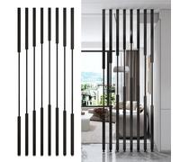 Room Divider Screen - Metal Iron Privacy Partition for Bathroom, Living Room, and Entrance - Easy Assembly