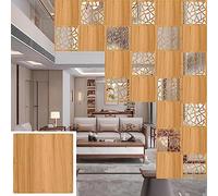 Room Divider Screen, Waterproof Wood Plastic Partition Panel, Semi-Privacy 5mm Thick for Home, Bedroom, Hotel, Restaurant Decor - 2 Styles Available