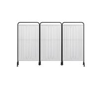 Room Divider Screens, Foldable Medical Privacy Screen On Wheels - Portable Hospital Partition, For Temporary Space Division And Patient Privacy(White)