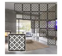 Room Divider Screens - Hollow Out Design Wood Plastic Panel Separator for Living Room, Bedroom, Office, Restaurant