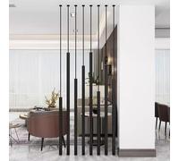 Room Divider Sn High Wall Partit FloortoCeiling Woo Slats for Bathroom & Studio Apartment Separat & Functa Solut