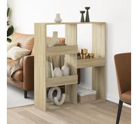 Room Divider Sonoma Oak 100x33x115 cm Engineered Wood Berkfield Home Brown One Size