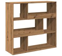 Room Divider Storage Cabinet Book Rack Artisian Oak Engineered Wood vidaXL
