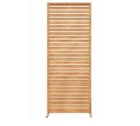 Room Divider, Tall Wood Carved Privacy Screen, Portable Room Partition with Wider Feet, Temporary Wall Separation for Home Office Garden Terrace(Wood,150cm/59in)