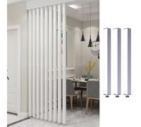 Room Divider Wooden Office Partition - Adjustable 36m High Privacy Screen for Home & Office - Stylish and Versatile Design for Decor & Space Management