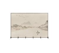 Room Dividers Floor-standing Simple Zen Landscape Screen Partition Home Living Room Decoration Background Wall Office Tea Seat Privacy Screens