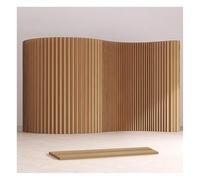 Room Dividers Modern Folding Privacy Screen Partition Indoor Room Divider, Paper Panel Screens For Home/hotel/offices Space Separation, Flexible Portable Wall Partitions Divider,Brown-300x200cm/9.84x