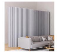 Room Dividers Panels, Panel Screens Modern Folding Room Divider Panel Screen, Flexible Paper Wall Partitions for Room Separation, Freestanding Retractable Privacy Screen,Gray-200x180cm/6.56x5.9ft