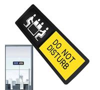 Room Door Sign - Acrylic Sliding Double-Sided Status Display - Welcome Please Knock Door Sign - for Home Bathroom Hotel Apartment Office Meeting Business Mall