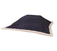 ROOM ESSENCE Kotatsu Futon Blanket, Square, 74.8"x74.8" (190x190cm), Striped Navy