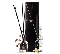 Room Fragrance Reed Diffuser with 6 Fragrance Sticks - Premium Lime, Lemon, Tuberose Essential Oil Fragrance, Air Freshener for Bathroom, Home, Home Decoration, Intensive Room Fragrance Diffuser with
