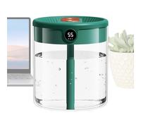 Room Humidifier for Bedroom - 2L Tank Double Spray Quiet Humidifier | USB Humidity Sensor, Automatic Desk Diffusers for Home Office