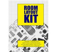 Room Layout Kit: The perfect furniture lay out planner - Plan your home interior designs using this scaled room layout template. (Interior design tools)