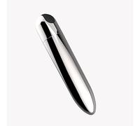 ROOM OF DOOM - Handheld Strong Mini Bullet Vibrator, Quiet, Powerful, Personal Waterproof Toy with 10 Vibration Speed, Multi Patterns Soft Silicone Lipstick - Ideal Sex Toys for Couples (SS-Black)