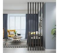 Room Privacy Screen Partition Pole, Floor to Ceiling Wall Dividers for Room Separation, No Drilling Metal Column for Bedroom Kitchen Office Studio Decor