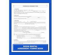 Room Rental Agreement Forms Book: Simplified Rental Contracts for Efficient Property Management | 60 Fillable 8.5x11 Forms | Designed for Compliance, Clarity, and Convenience.