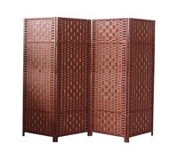 Room Separator Privacy Screen, Hand-woven Temporary Divider for Living Room, Kindergarten, 6 Panels, Ideal for Creating Private Spaces