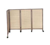 Room Separator Privacy Screen - Movable Temporary Folding Partition for Dormitory and Lounge, 3-8 Panels, Compact Design